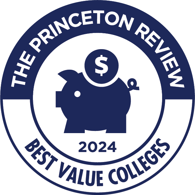 The Princeton Review "Best Value Colleges 2024" badge